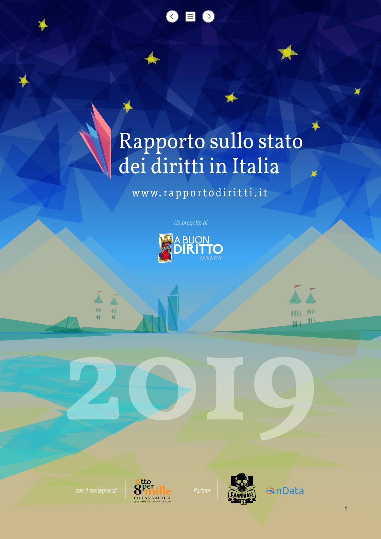 Copertina Archivio avvenimenti 2019
