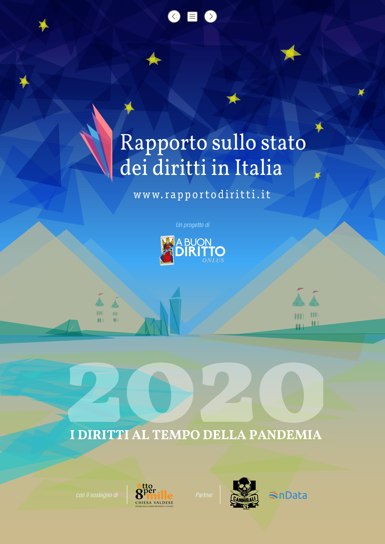 Copertina Aggiornamento 2020: diritti al tempo della pandemia